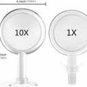 Miss Sweet Folding Hand Held Mirror with Magnification & True Image, 6.1inch Travel Mirror (R4)