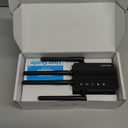 1200Mbps Dual Band 5GHz/2.4GHz WiFi Extender, WiFi Extender Signal Booster, 12880 Sq.Ft Coverage, 105Device Support, Setup for Home & Outdoor Use