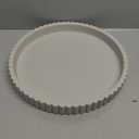 Decorative Tray for Coffee Table, Living Room, Side Table, 1 Packs 11" Gray Round Concrete Home Decor Serving Trays for Accent Table, Console Table