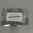 Nuts and Bolts Assortment Kit, 304 Stainless Steel Bolts 8 Sizes #6-32#8-32#10-24 Phillips Pan Head Machine Screws, Assorted Bolts, Nuts and Washers Kit (237PCS)