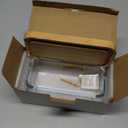 KIVY Glass butter dish with airtight lid that keeps butter soft - For countertop and refrigerator door shelf - Butter tray with lid fridge - Butter holder for counter - Covered butter dishes