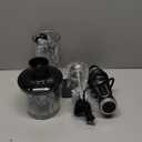 Bonsenkitchen Immersion Blender Handheld with Food Processor, 20 Speeds Hand Blender with Turbo Mode, Stainless Steel Blade, Egg Whisk, Beaker & Chopper Bowl, Hand Mixer for Smoothie, Soup, Baby Food (With 3 attachment)