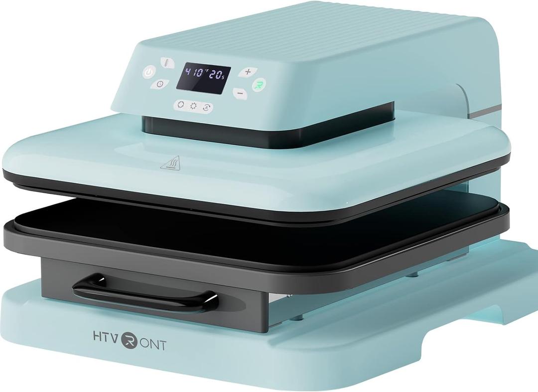 HTVRONT Auto Heat Press Machine for T Shirts - Heat Press 15x15 with Auto Release - Heats Up Fast & Heat Evenly, Professional Machines for HTV, Sublimation, Heat Transfer Projects
