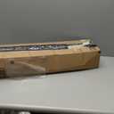 ChrisDowa Cordless Zebra Blinds for Windows, Dual Layer Free-Stop Light Filtering Window Roller Shades, Pull Down Privacy Zebra Shades for Home, Office, Bedroom, Door (24" W x 72" H, White)