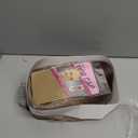 Ombre Blonde Wigs with Bangs Long curly wavy Wig highlight platinum blonde Wig for Women Natural Synthetic Wigs for Daily Party Use 26IN(highlight platinum blonde) (R60)