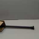 Shower Curtain Rod Spring Tension:Black Shower Rods for Bathroom 34 to 43 Inch,1 Inch Modern Heavy Duty Adjustable Tension Shower Curtain Rod No Drilling No-Slip Easy Install,Matte Black