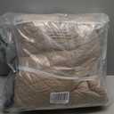 TAOCOCO 100% Waterproof Recliner Cover, Non-Slip Washable Reclining Couch Cover with Elastic Leg Straps, Furniture Protector for Dogs (Taupe, 3 Seater)