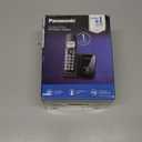 Panasonic Cordless Phone with Advanced Call Block, Bilingual Caller ID, Easy to Read Large HighContrast Display, Expandable System with 1 Handset, Home Phone  KXTGD810B (Black)