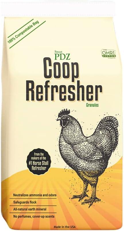 Coop Refresher - Zeolite Odor Eliminator - Essential Chicken Coop Accessory - 10 lbs (160 Ounce (Pack of 1))