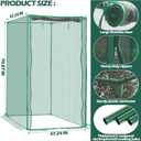 4 x 4 x 6 Ft Crop Cage for Garden Plants – Plant Protection Tent with Zippered Door, Raised Bed Cover & Sturdy Frame – Wind-Resistant Garden Bed Cover for Outdoor Vegetables & Flowers