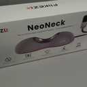 Heated Neck Stretcher with Red Light Therapy, Wireless Cervical Traction Device for TMJ Pain Relief and Shoulder Relaxer, Neck Traction Massager Pillow for Home/Office Used, Grey