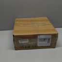 5-Tier Rotating Bookshelf, Freestanding Corner Bookshelf, 360 Spinning Bookcase Industrial Style Storage Rack with Rails, for Living Room, Bedroom, Study (Rustic Brown and Black)