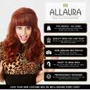 ALLAURA Compatible with Peggy Bundy Costume  Auburn Red Bouffant Wig for Women  80s Beehive Housewife Hairpiece for Halloween, Retro TV Cosplay, Funny Party Looks, Peg Bundy Wig Fits All Head Sizes (Burgundy)