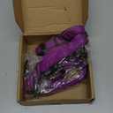 Prong Training Collar with Comfort Tips and Quick Release - Dog Choke Pinch Collar with Nylon Cover - Classic Collar and Leash for Small to Large Dogs (Medium, 3mm, 14-18'' Neck, Purple)