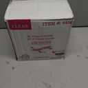 Elegant Combo Clear Plates, 7" and 9" Shrink Wrap, Case of 128 (4 packs x 32)