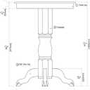 Boraam Spectator Pub Table - Cherry