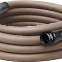 Flexzilla Colors Garden Hose 5/8 in. x 25 ft., Lightweight All-Weather Water Hose, Durable and Flexible, Leak-Free Connections, Brown Mulch