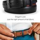 CHAOREN Mens Belts Leather Gift for Men - Ideal Match for Mens Dress Shoes (Black)