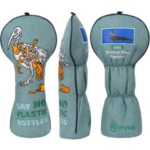 mytag Green Series Golf Headcover, Golf Gift for Eco-Golfer