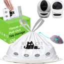 120 Tidy Draw-Pack Automatic Litter Box Bags Cat Litter Box Robot Model 5/4/3 Waste Bags, Tear-free, Sensor-compatible, Thick Heavy Duty Cat Litter Box Liner Bags 25.2 x 15.7 IN