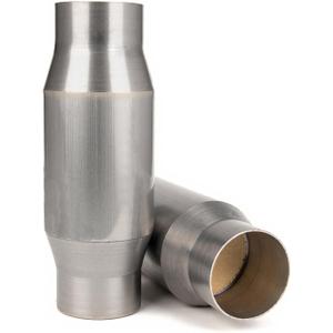 3 Inch Inlet/Outlet Universal High Flow Front Catalytic Converter Direct-Fit(EPA Compliant) (2 pack) 3 Inch Inlet/Outlet Universal High Flow Front Catalytic Converter Direct-Fit(EPA Compliant) (2 pack)