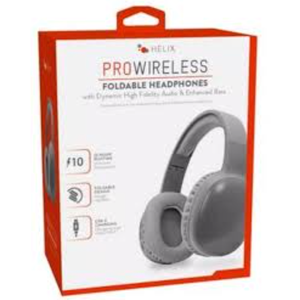 Helix Pro Wireless Foldable Headphones - Silver, 1 ct