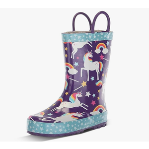 Western Chief Rain Boots with Pull on Handles for Toddlers and Kids - Premium Waterproof Boots for Boys and Girls 3