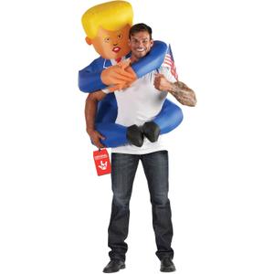 Morph Inflatable Costume Trump, Blow Up Trump Costume Inflatable, Blow Up Costumes for Adults