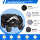 Large Kids Car Cover，Heavy Duty 900D Power Wheels Cover Waterproof All Weather，Kids Ride On Car Covers with Nano Coating,Windproof Buckle & 3 Reflective Strips,Universal Childrens' ride-on Accessories