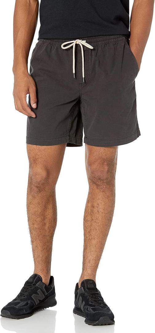 Amazon Essentials Men's Slim-Fit 7" Pull-on Comfort Stretch Canvas Short (Previously Goodthreads), M
