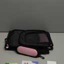 Henkelion Pet Carrier for Small Medium Cats Dogs Puppies up to 15 Lbs, TSA Airline Approved, Soft Sided, Collapsible Travel - Pink