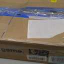 Americanflat 11x17 Floating Picture Frame with Shatter-Resistant Glass - Fits 11x14 Photos or Smaller - Slide-In Photo Frame - Fusion Float Collection - Floating Frames for Wall Display - Black