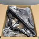 SMARTOR Plastic Hangers 50 Pack, Heavy Duty Plastic Hangers for Clothes - Non-Velvet Slim Hangers with 360 Swivel Hook & Clothes Thin Hanger - Durable Coat Hangars, Space Saving Hanger - Black