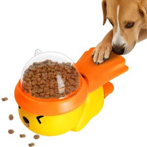Interactive Dog Toy Food Puzzle, Treat Dispensing Slow Feeder for Dogs & Cats, Enrichment Toy to Reduce Boredom, IQ Training Toy, Pet Food Dispenser with DIY Stickers