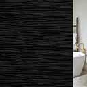 rabbitgoo Blackout Window Film, Sun Light Blocking Window Black Out Cover for UV Reduction, Removable Tint Room Darken Heat Control Frosted Glass Sticker for Home, Black, 11.8 x 78.7 Inches