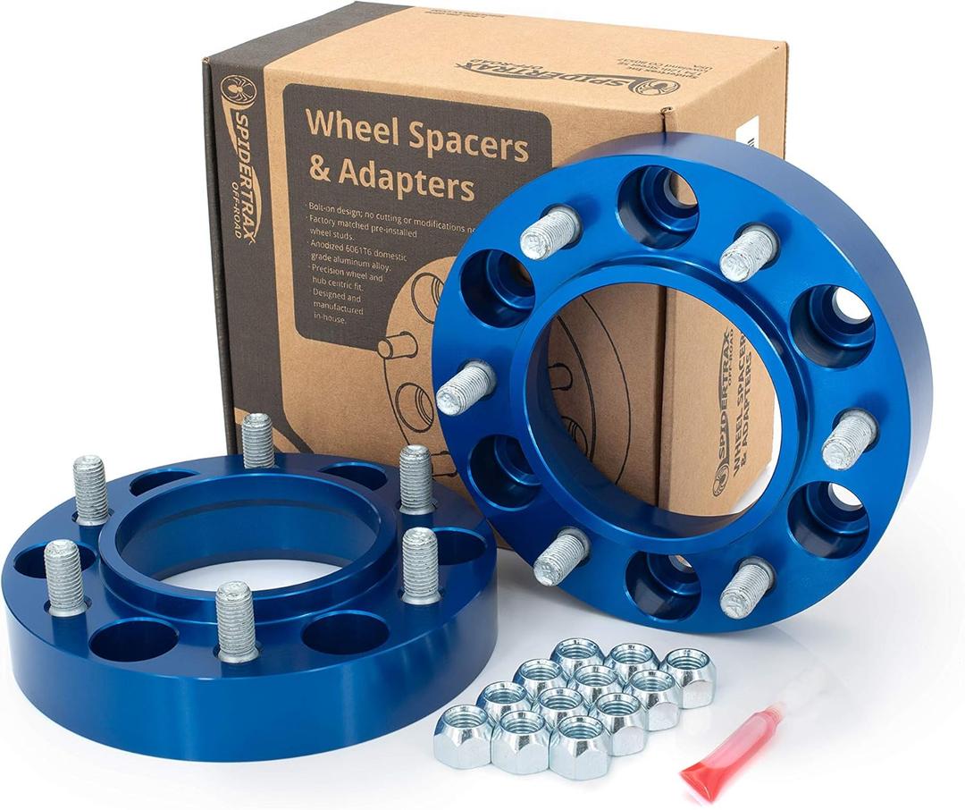 2 x Spidertrax WHS007 Blue Wheel Spacer Kit