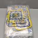 10 Pcs Mediterranean Lemons Kitchen Gift 4 Dish Towels Tea Towels 2 Oven Mitts 2 Pot Holders Lemon 2 Mats Kitchen Accessories for Cooking Baking