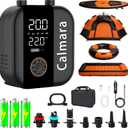 B1 Electric Paddle Board Pump,Rechargeable 10000mAh Cordless/12V DC 22 PSI High Pressure SUP Pump,Inflation & Deflation,Auto-Off for Stand Up Surfing Kite,Tent,Boat Gift for Men