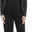 V VOCNI Maternity Fleece Lined Joggers Pants Thermal Sweatpants Pockets Running Lounge Workout Pregnancy Pants Black X-Large (Black, XL)