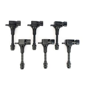Ignition Coil Pack Set of 6 - Compatible with Infiniti FX35, G35, M35 & Nissan 350Z Vehicles - Replaces 22448-AL61C, UF401, IGC0007, 6734025, 22448AL615 - Year Models 2000-2008 - 3.5L V6 Coils