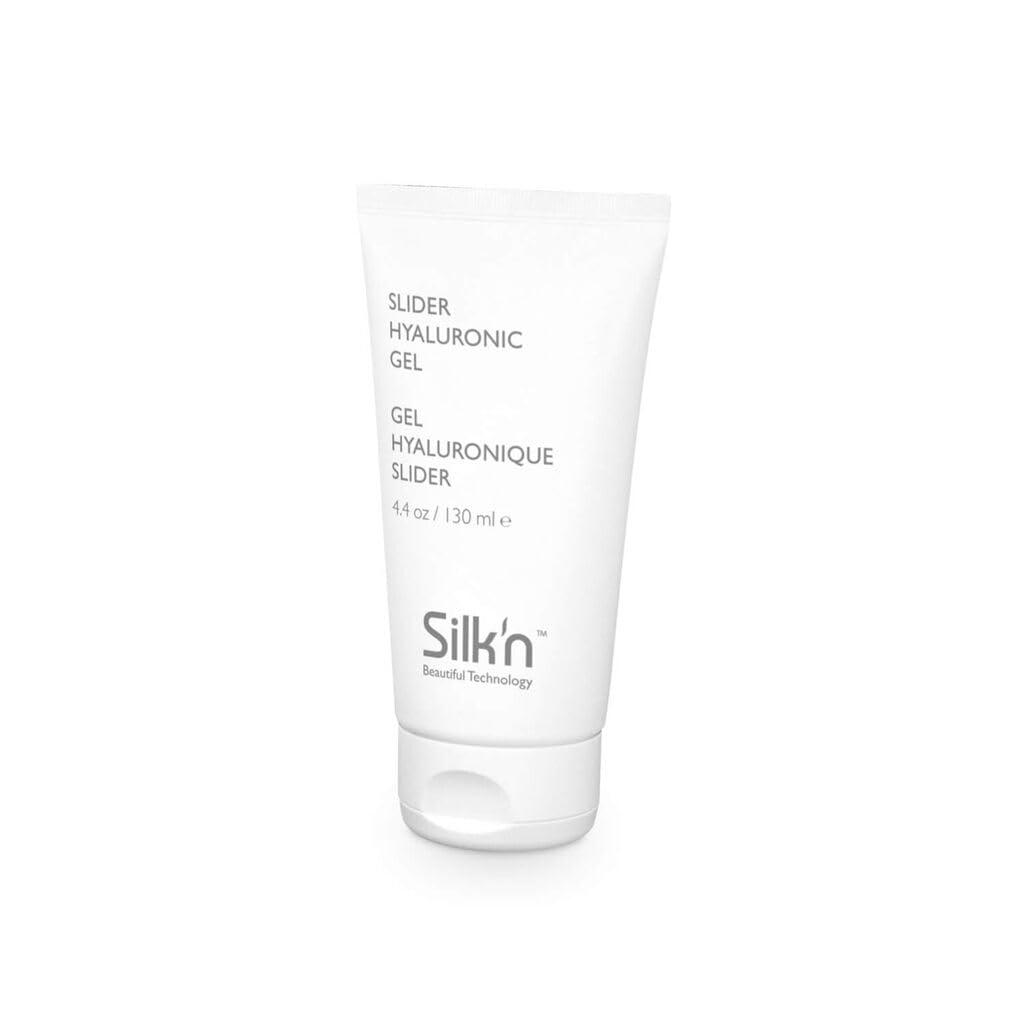 Silk'n Conductive Slider Gel, Moisturizing Hyaluronic Gel for Face and Body, for Skin Tightening Devices, Paraben Free, Sulfate Free, Fragrance Free & Water Based, 4.4 Fl Oz