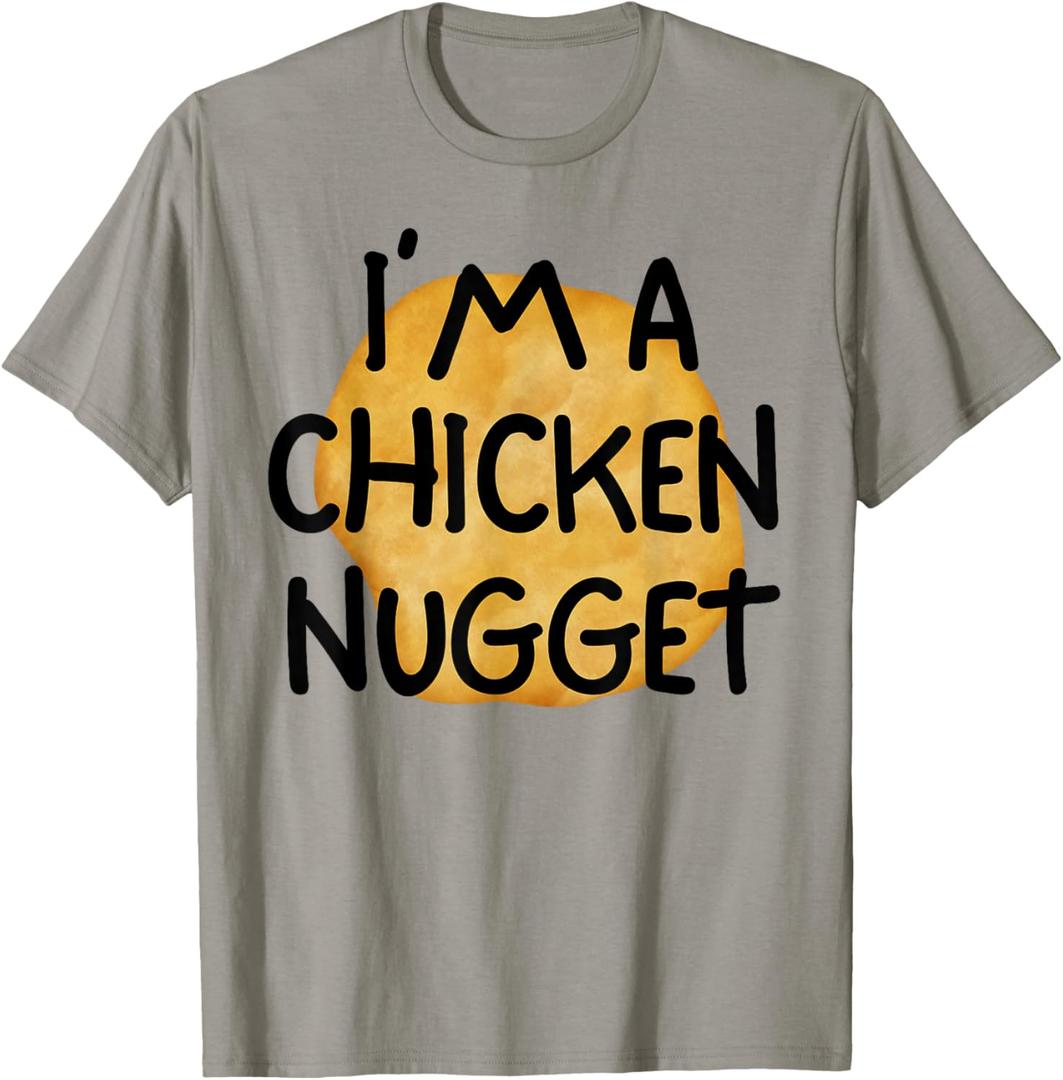 I'm A Chicken Nugget Funny Lazy Easy Halloween Costume T-Shirt