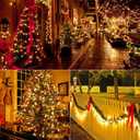 BrizLabs 600 Count Christmas Lights, 139.2ft Soft White Incandescent String Lights, Clear Christmas Light String Connectable, 120V UL Certified Mini Light Set for Indoor OutdoorTree Party Home Decor