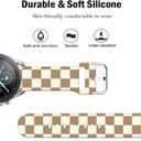 7 x Soft Silicone Watch Bands Compatible with Samsung Galaxy Watch 46mm/Watch 3 45mm/Gear S3 Frontier/Classic/Garmin Vivoactive 4/Fossil Q,22mm Replacement Wristband Sport Straps for Women Men.