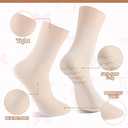 Twistover 5 Pairs Dance Non-slip Sock with Spin Spot Thin Sheer Ballet Dance Seamless Tight Sock for Women Girl Dancer