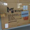Mifuro Magnetic Glass Whiteboard24"x18" Wall Mounted Frameless Dry Erase Board for Office, Home & School White