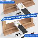 Heavy Duty Window Air Conditioner Support Bracket: Up to 165 lbs Support for 5000-12000 BTU Units, Upgraded Anti-Slip Design with Level, Drill-Required for Apartments/Houses, 1 Pack