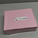 Popvibe Clear Makeup Bag Travel Cosmetic Case Transparent Toiletry Bag with Zipper, Portable Make Up Organizer Traveling Compact Car Bag for Essentials (White)