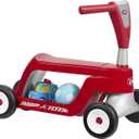 Radio Flyer Scoot 2 Scooter, Toddler Scooter or Ride On, For Kids Ages 1–4 Years, Red Ride On Toy, Large