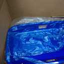 Lightning Snow Sleds 35" Long, 2 Pack Plastic Toboggan Sand Sleds with 2 Handles and a Pull Rope, Winter Snow Fun for Men Women